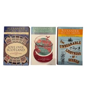 Alexander McCall Smith 44 Scotland Street Series Books #3–5 Lot of 3 Paperbacks